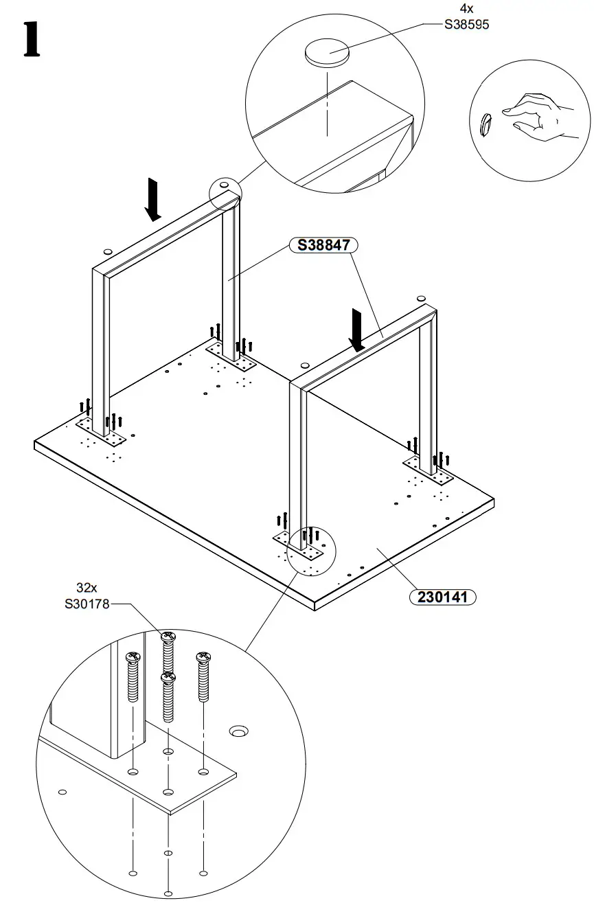 FORTE ABPT401 Dining Table - Figure 10