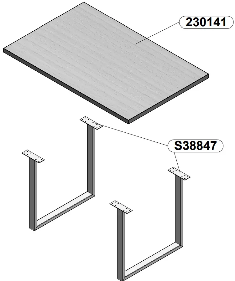 FORTE ABPT401 Dining Table - Figure 9