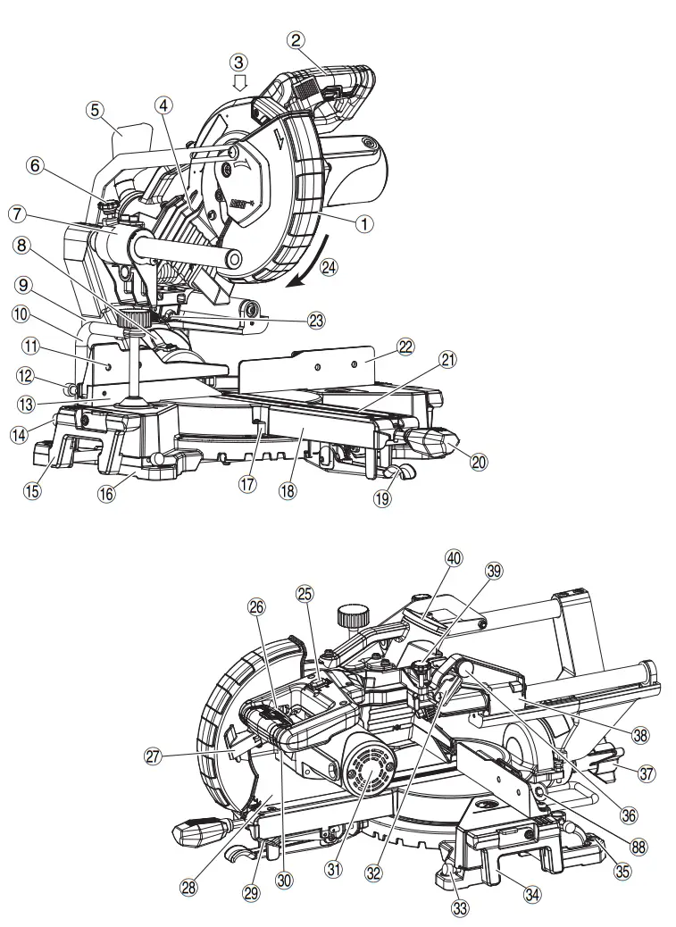 HiKOKI C 8FSHG Cordless Cutting and Miter Saw-fig1