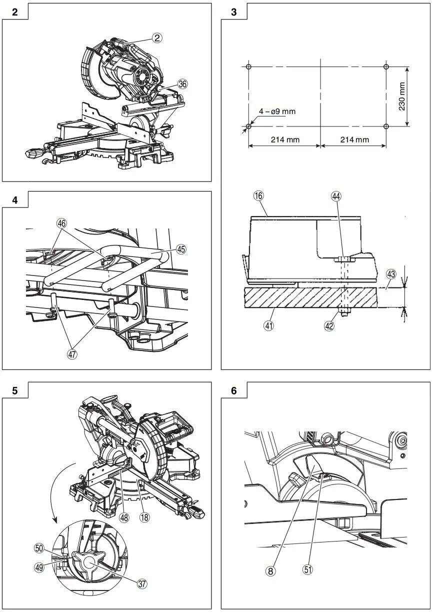 HiKOKI C 8FSHG Cordless Cutting and Miter Saw-fig2