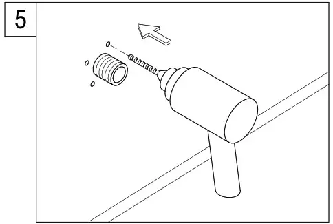 KINGSTON KS4102ML Brass Pot Filler in Polished Brass - installation 5