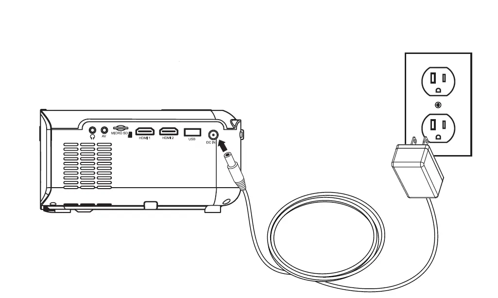 GPX Mini Projector with Bluetooth-8
