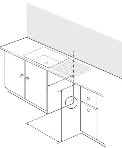 LG Top Control WiFi Enabled Dishwasher - PREPARING CABINET OPENING