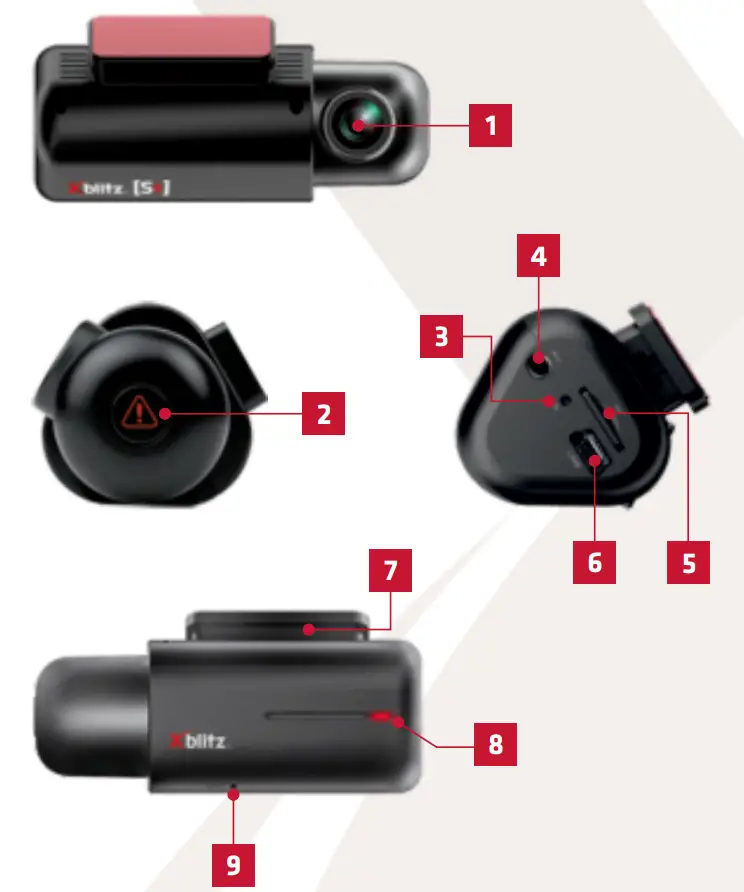 Xblitz S4 Mini Car Camera Overview