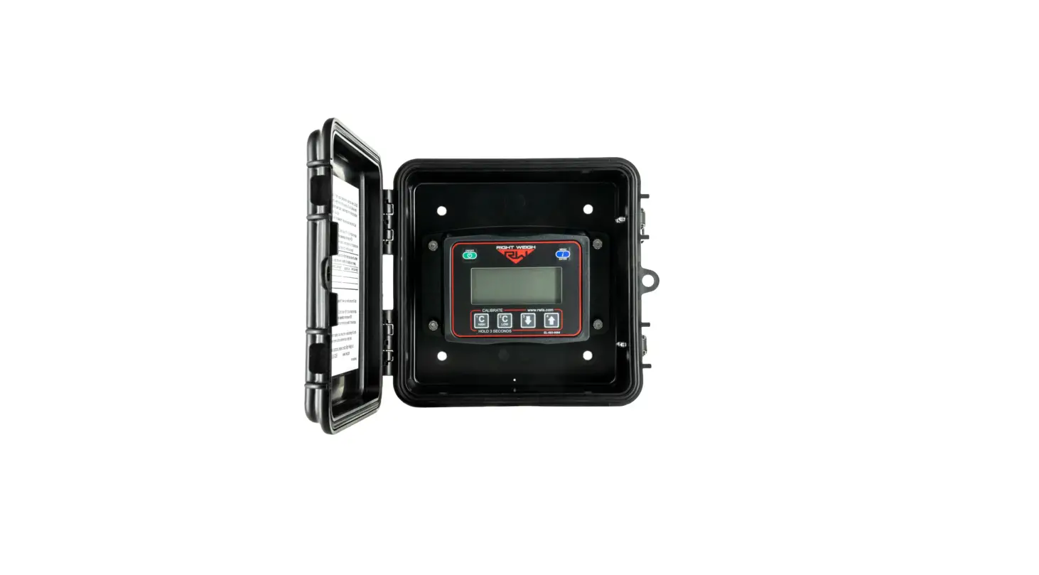 Right Weigh 201-ebt-10b Exterior Digital Spring Suspension Scale Installation Guide