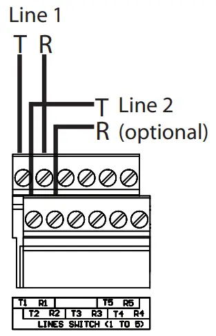 Mircom LT 6203 22 Inch Flush Mount Touch Screen Telephone Access System - Phone Lines