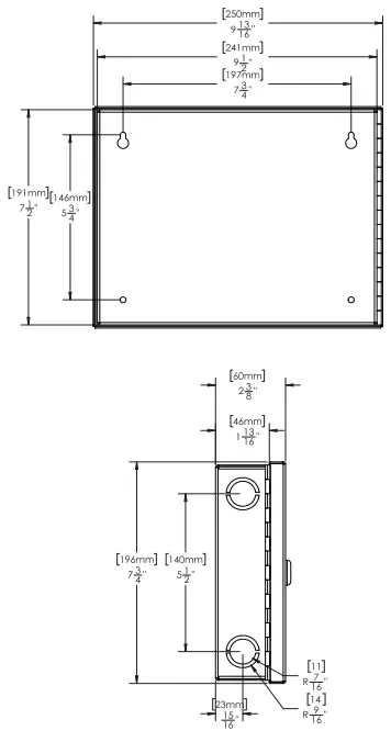 Mircom LT 6203 22 Inch Flush Mount Touch Screen Telephone Access System - Power Supply