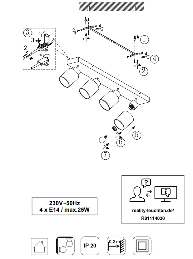 TRIO LIGHTING R81114030 Pendant Light 1