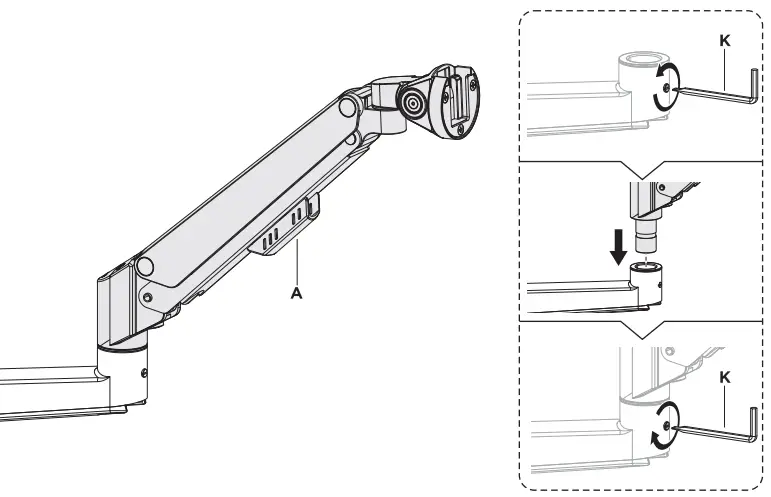 MOUNT-IT MI-6771 Full Motion Single Monitor Desk Mount-FIG13