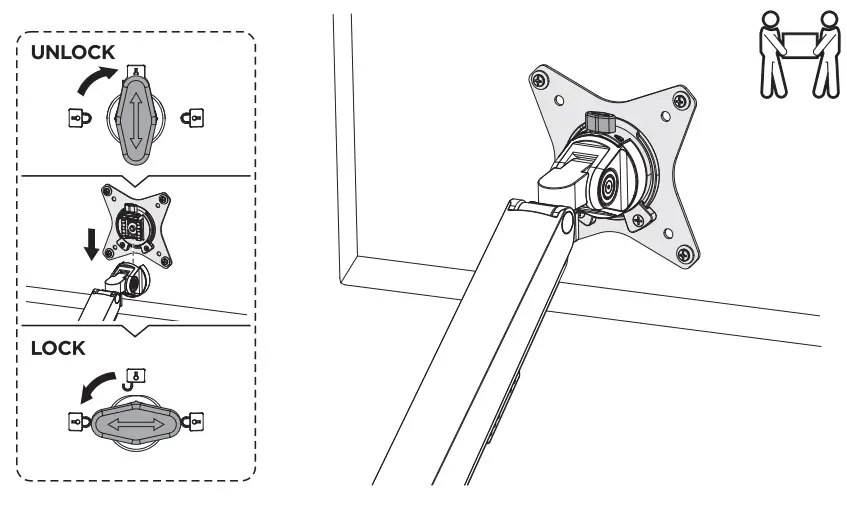 MOUNT-IT MI-6771 Full Motion Single Monitor Desk Mount-FIG15
