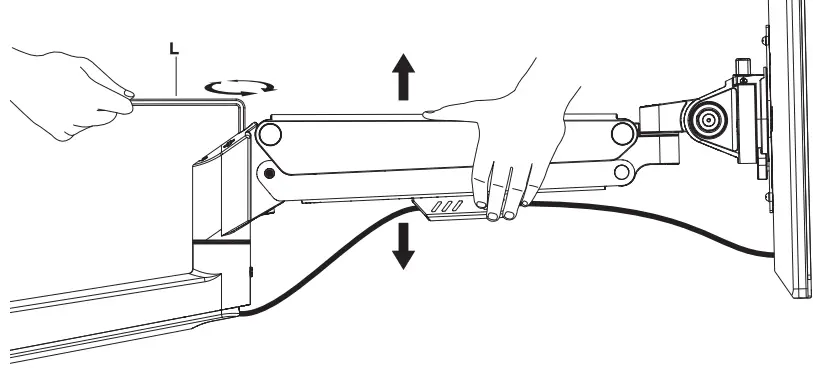MOUNT-IT MI-6771 Full Motion Single Monitor Desk Mount-FIG17