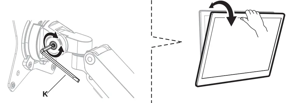 MOUNT-IT MI-6771 Full Motion Single Monitor Desk Mount-FIG20