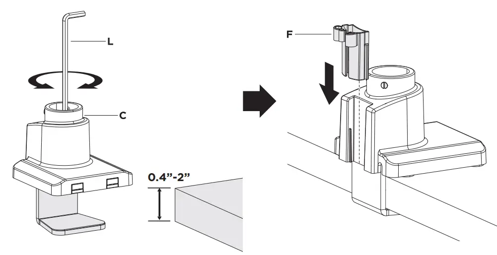 MOUNT-IT MI-6771 Full Motion Single Monitor Desk Mount-FIG6