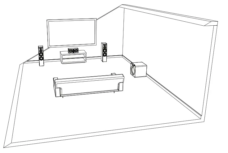 SVS SB-1000 Pro 12 inch 325W Subwoofer - Side Wall Placement