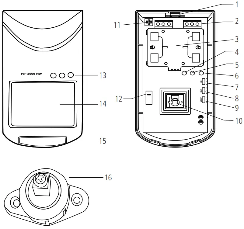 intelbras IVP 3000 MW Infrared Motion Sensor - Figure 6