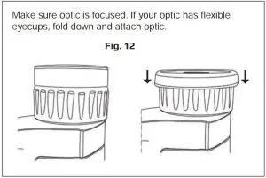 FIG 7 BEFORE ATTACHING TO OPTIC