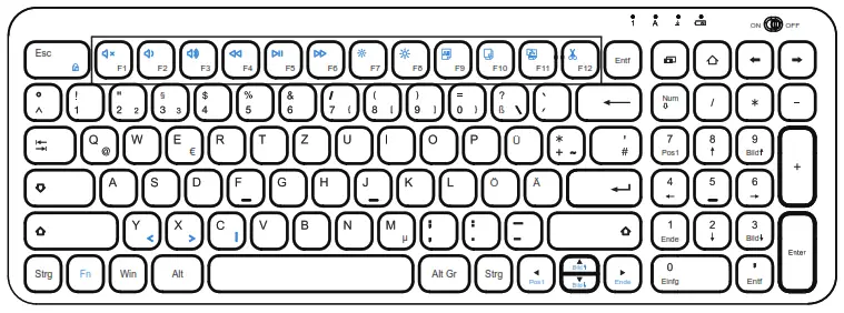 Shenzhen Dzh Industrial B086 2.4G Keyboard - Figure 4
