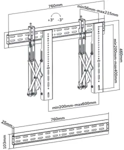 NEWSTAR Neomounts LED-VW1000BLACK