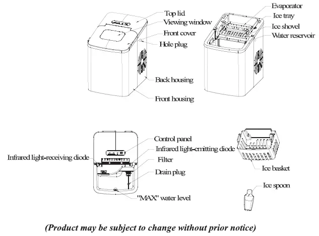 Crownful-IM2102-UL-Ice-Maker-1