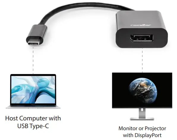 rocstor-Y10A237-B1-USB-C-to-Displa-Port-Adapter-FIG-3