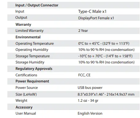 rocstor-Y10A237-B1-USB-C-to-Displa-Port-Adapter-FIG-6