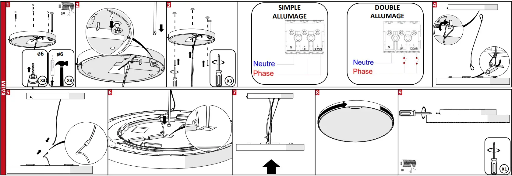 resistex Kalm Ceiling Light - Fig 1