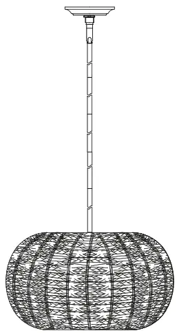 Signature Hardware 479857 Biddeford Pendant Light