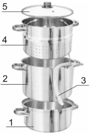 BROWIN 800508 2 In 1 Juice Maker and Steam Cooker - Figer 1
