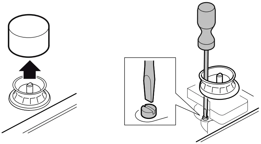 Adjustment of the taps