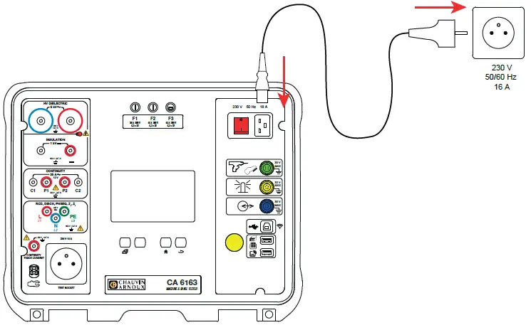 CHAUVIN ARNOUX CA 6161 Machine and Panel Tester 05