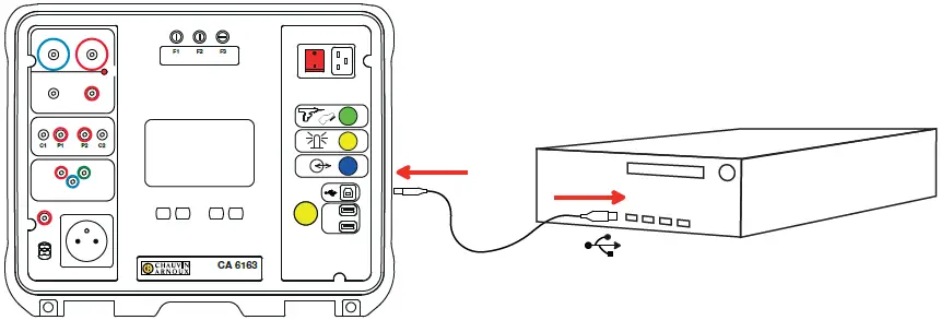 CHAUVIN ARNOUX CA 6161 Machine and Panel Tester 14