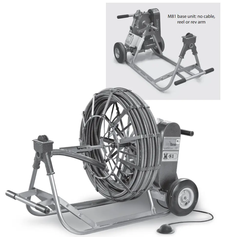 MyTana M81 Sewer Cable Machine