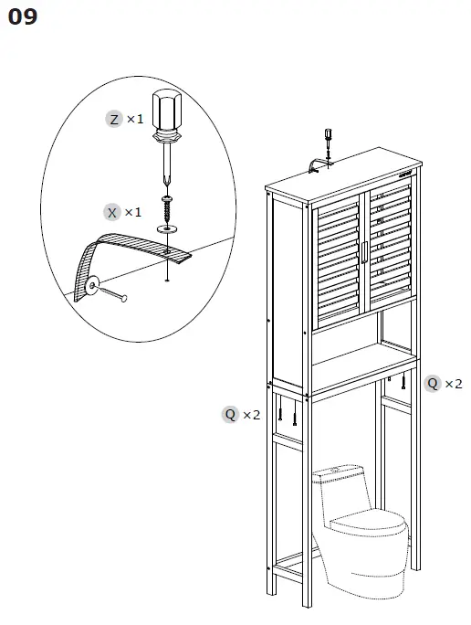 COSTWAY-BA7814-Over-The-Toilet-Storage-Cabinet-fig-7