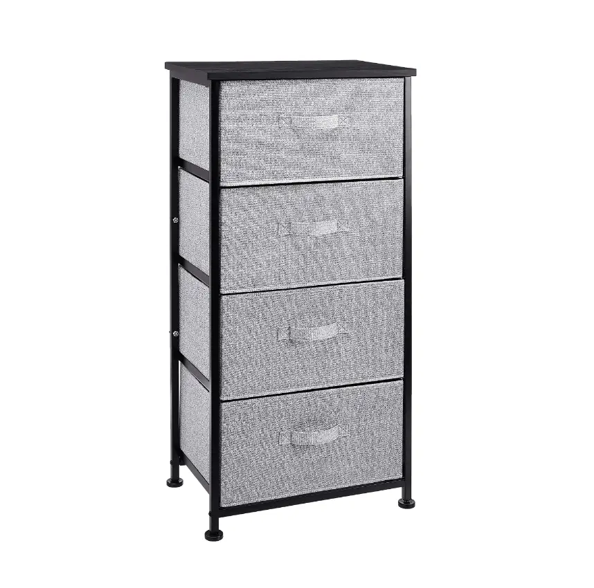 Amazon Basics Fabric 4-drawer Storage Organizer Unit For Closet User Manual