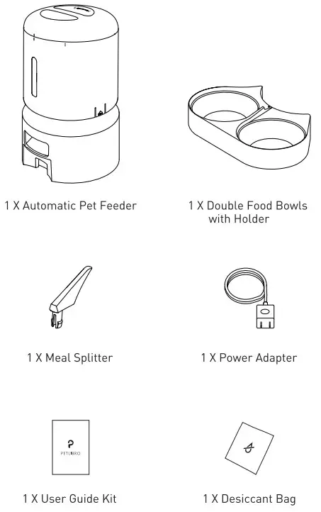 PETLIBRO PLAF006 Double Food Tray - FIGURE 1