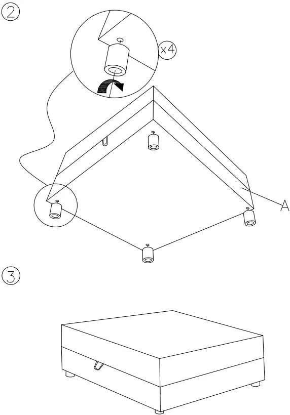 ASHLEY 9870711 Kellway Ottoman With Storage-FIG4