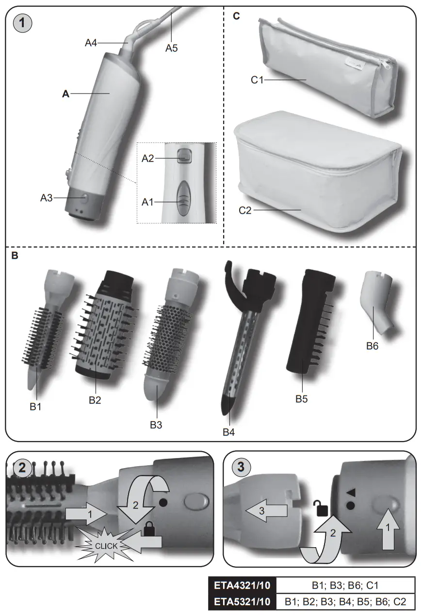 eta Fenité Hot Air Brush - fig