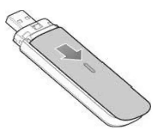 Press and slide the front cover and remove it