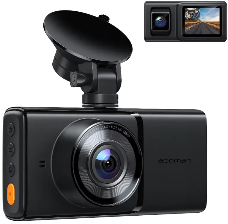apeman C680 Dual Dash Cam for Cars