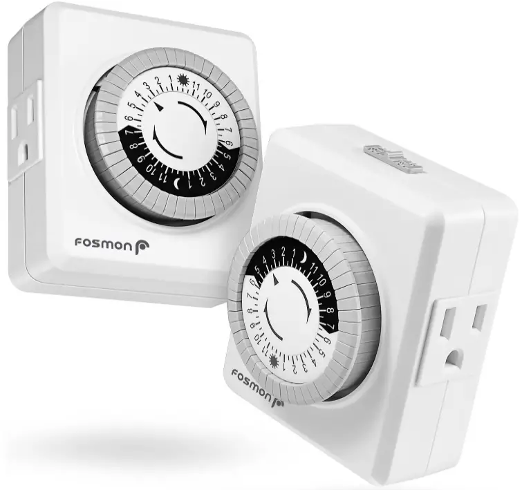 Fosmon-C-10682-Indoor-24-Hour-Mechanical-Outlet-Timer-Product