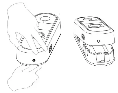OPPO X19E7 Enco X True Wireless Noise Cancelling - Open the cover of the QUICKPEEK