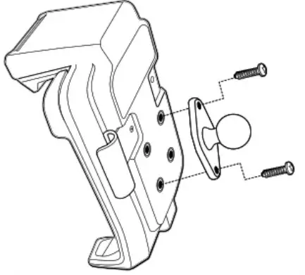 Mounting the Cradle to a RAM Mount