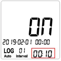 TRIPLETT Circular Laser IR Thermometer IRT350 - button to set