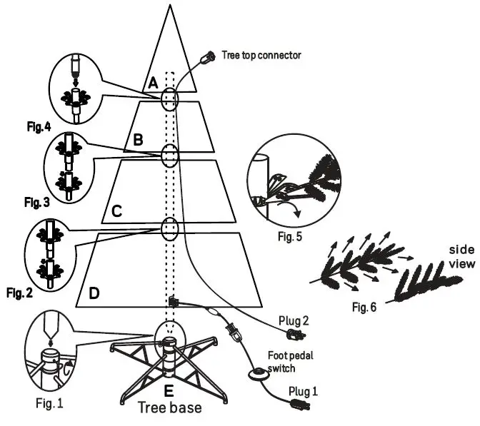Honeywell-W14L0691-9ft-1000ct-Churchill-Pine-Prelit-Christmas-Tree-fig- (3)