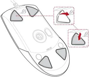 Replacing the mouse feet