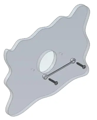 Micro-Air ASY-355-X01 EasyTouch RV 355 Touchscreen Thermostat with Bluetooth - Mounting 1