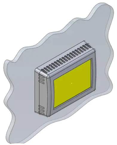 Micro-Air ASY-355-X01 EasyTouch RV 355 Touchscreen Thermostat with Bluetooth - Mounting 3