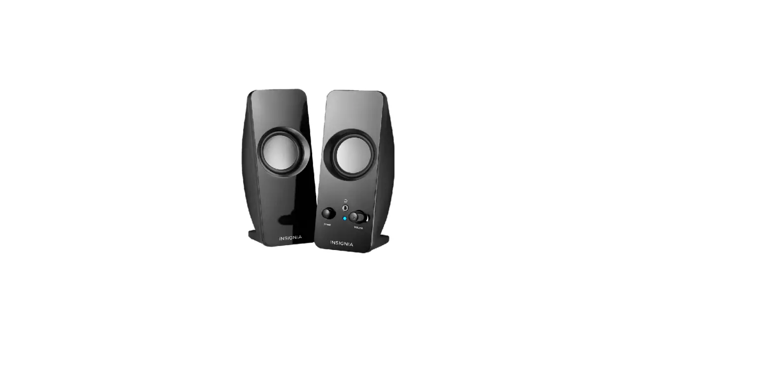 Insignia Ns-pcs219 Powered Stereo Speakers Quick Setup Guide Insignia Ns-pcs219 Powered Stereo Speakers Quick Setup Guide