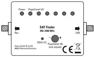 hama 00047564 Satellite Finder with LED