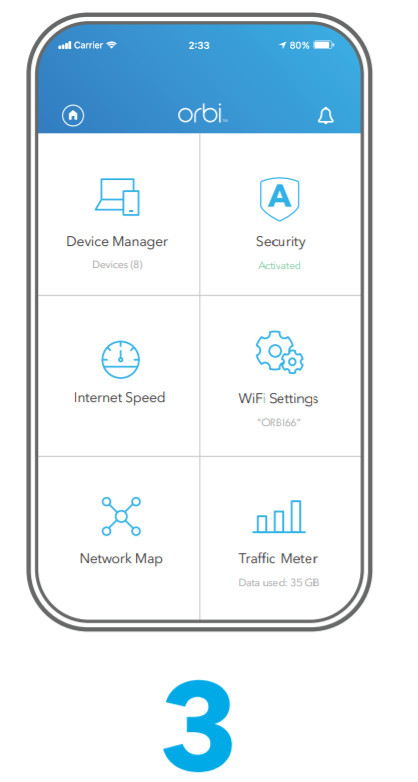 NETGEAR Orbi RBR350 WiFi 6 Dual-band Mesh Router -figure 3